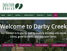 Tablet Screenshot of darbycreek.org